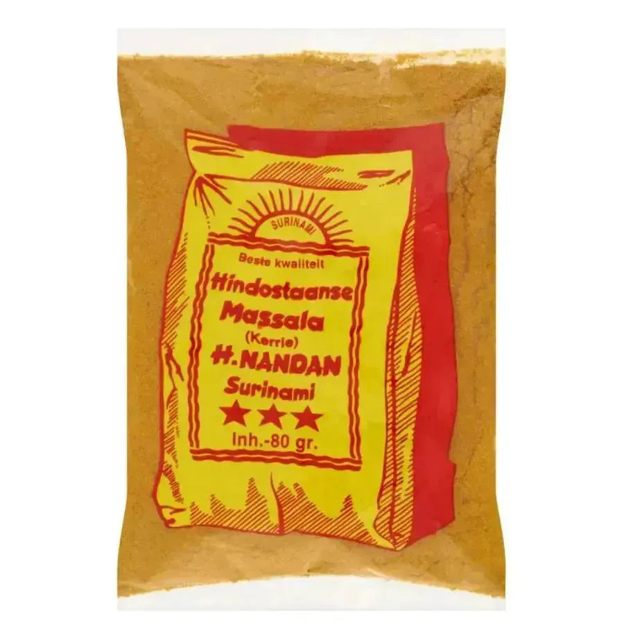 H.Nandan Surinami Hindostaanse Massala Curry Powder - 1Kg-Global Food Hub