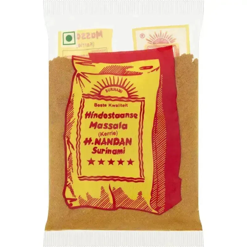 H.Nandan Surinami Hindostaanse Massala Curry Powder - 80g-Global Food Hub