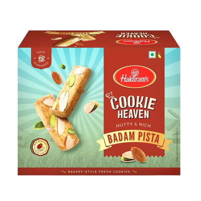 Haldiram Badam Pista Cookies - 400g-Global Food Hub