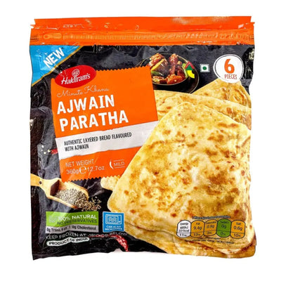 Haldiram Frozen Ajwain Paratha-360 grams-Global Food Hub