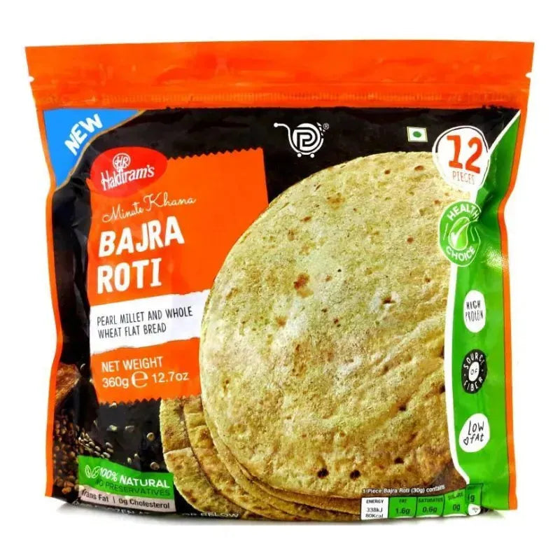 Haldiram Frozen Bajra Roti - 360g-Global Food Hub