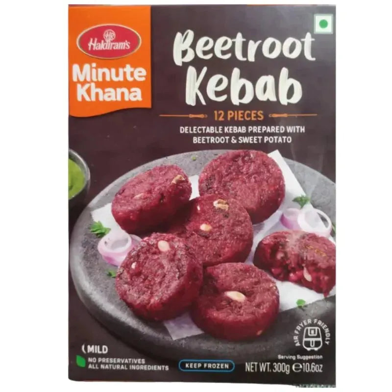 Haldiram Frozen Beetroot Kebab-300 grams-Global Food Hub