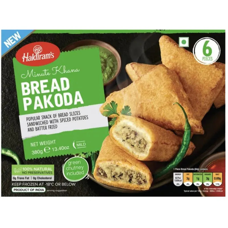 Haldiram Frozen Bread Pakoda - 380g-Global Food Hub