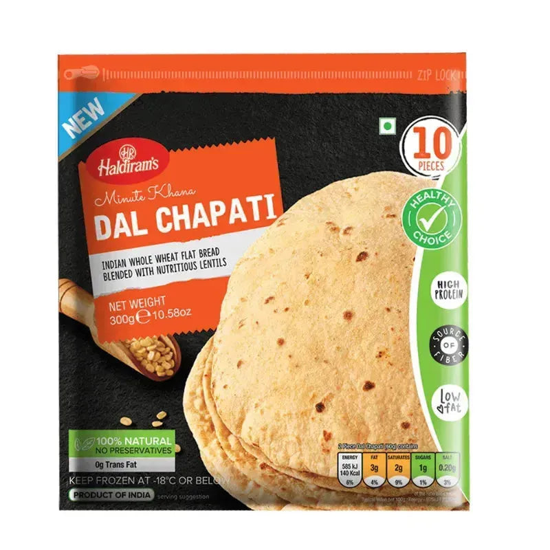 Haldiram Frozen Dal Chapathi - 300g-Global Food Hub