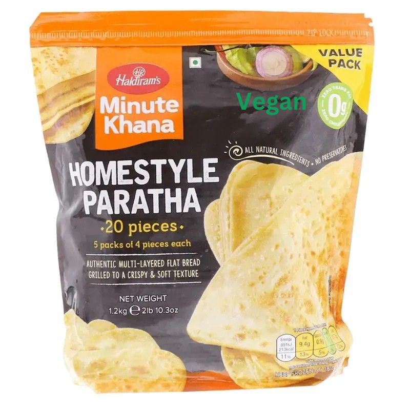 Haldiram Frozen Home Style Paratha Value Pack - 1.2Kgs-Global Food Hub