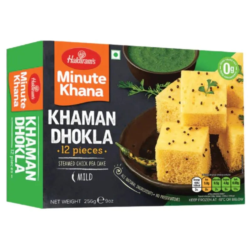 Haldiram Frozen Khaman Dhokla - 256g-Global Food Hub