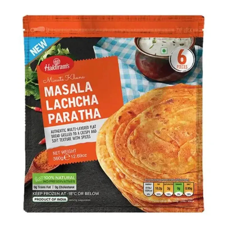 Haldiram Frozen Masala Lachcha Paratha - 360g-Global Food Hub