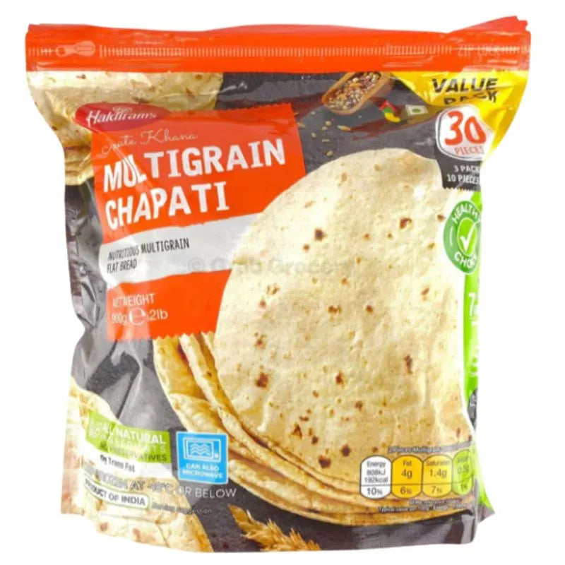 Haldiram Frozen Multigrain Chapati - 900g-Global Food Hub