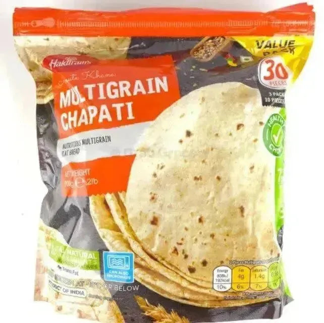 Haldiram Frozen Multigrain Chapati - 900g-Global Food Hub