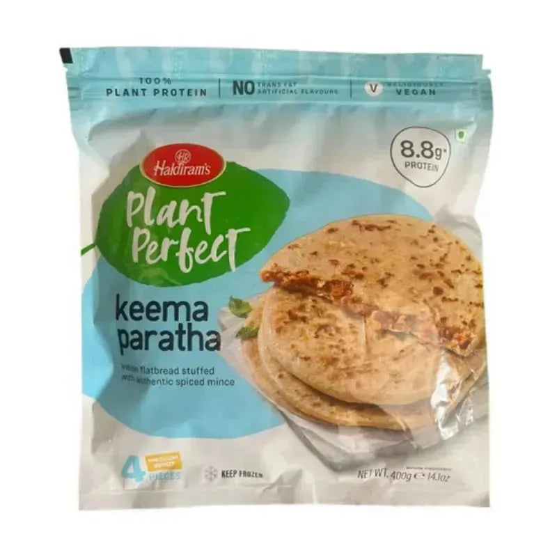 Haldiram Frozen Plant Perfect Keema Paratha - 400g-Global Food Hub