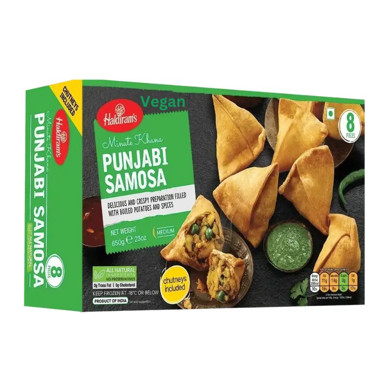 Haldiram Frozen Punjabi Samosa Vegan- 650g-Global Food Hub