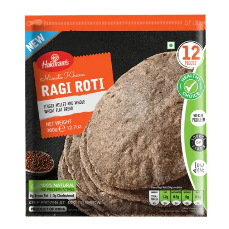 Haldiram Frozen Ragi Roti - 360g-Global Food Hub