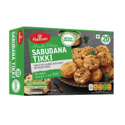 Haldiram Frozen Sabudana Tikki - 320g-Global Food Hub