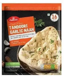 Haldiram Frozen Tandoori Garlic Naan Value Pack 1.28kg-1.28 Kilograms-Global Food Hub