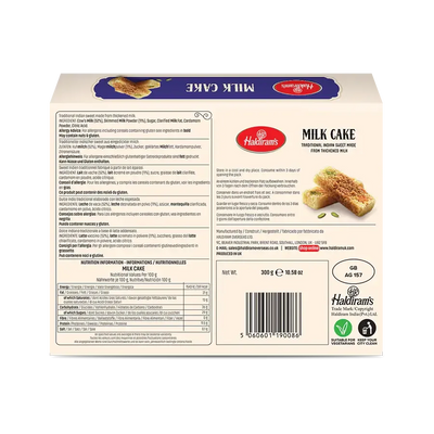 Haldiram - Milk Cake-300gms-Global Food Hub