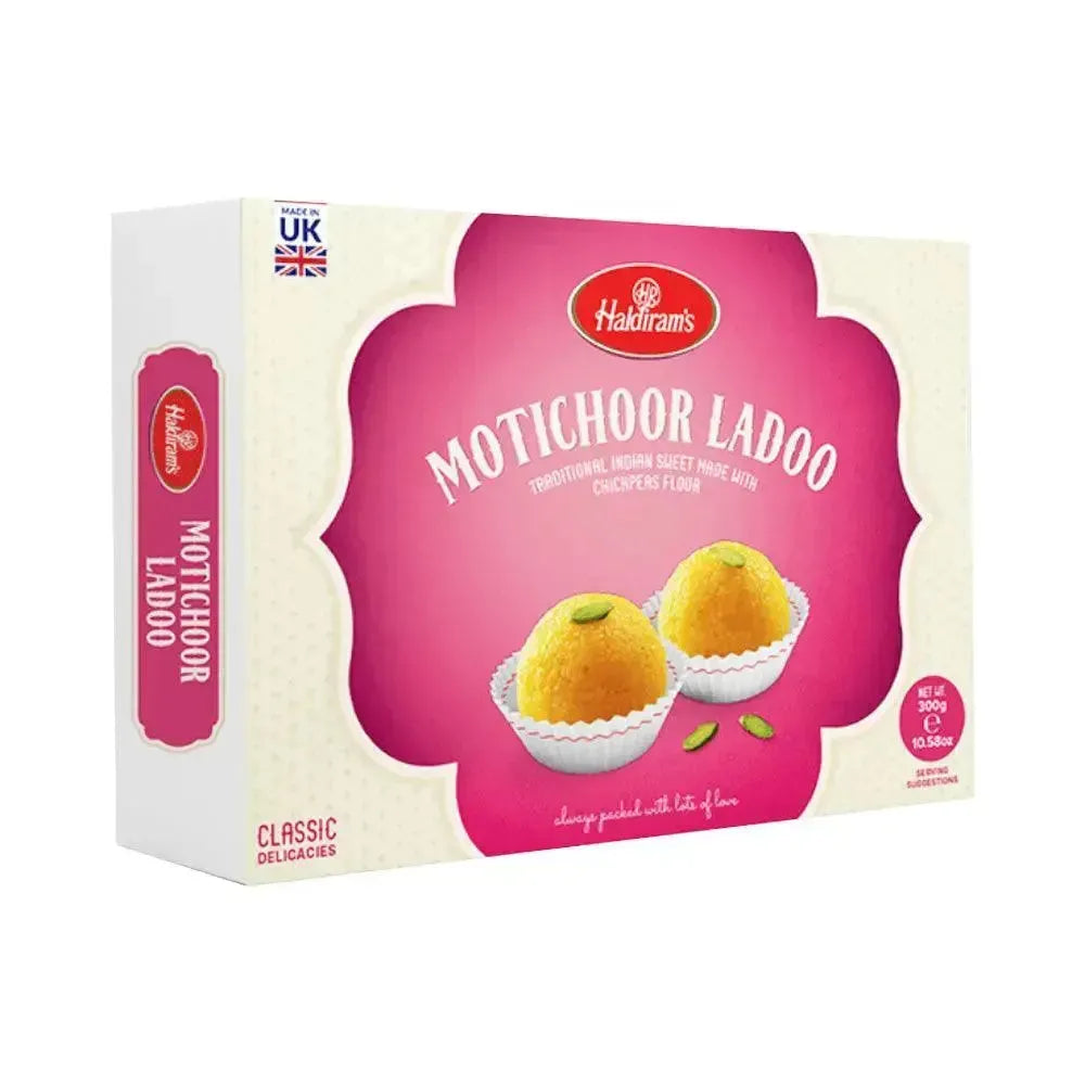 Haldiram Motichoor Ladoo - 300g-Global Food Hub