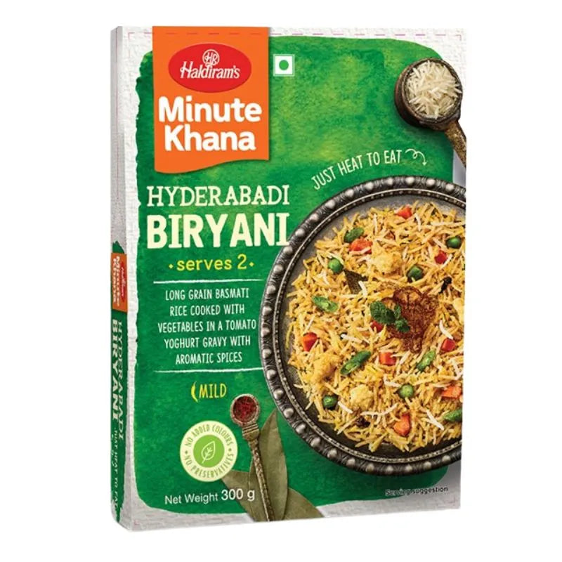 Haldiram RTE Hyderabadi Biryani - 300g-Global Food Hub