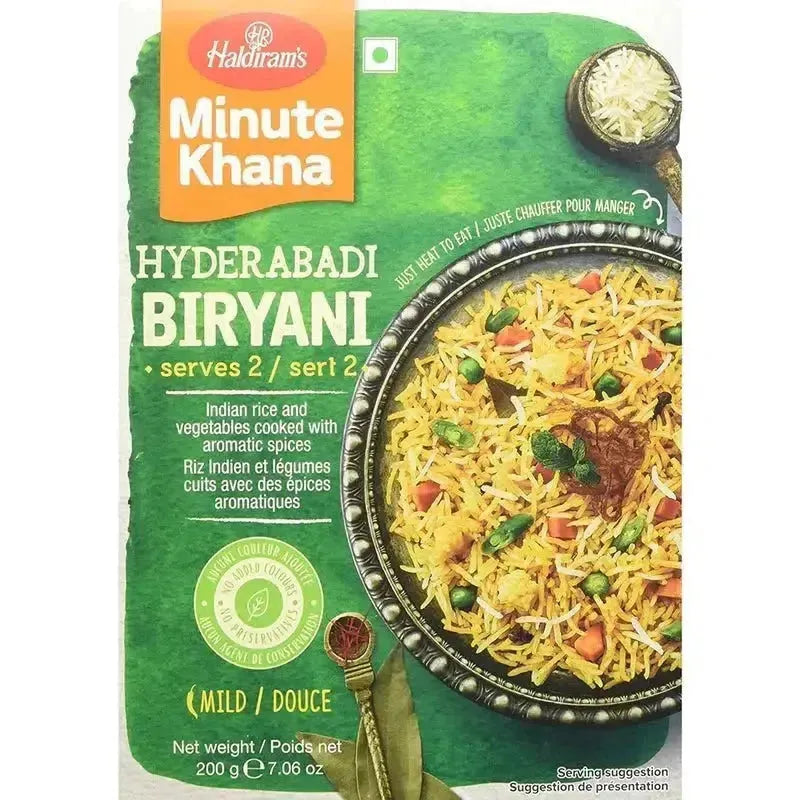 Haldiram RTE Hyderabadi Biryani - 300g-Global Food Hub