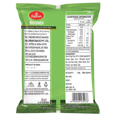 Haldiram's - Boondi (Salted Peas) 200g-Global Food Hub