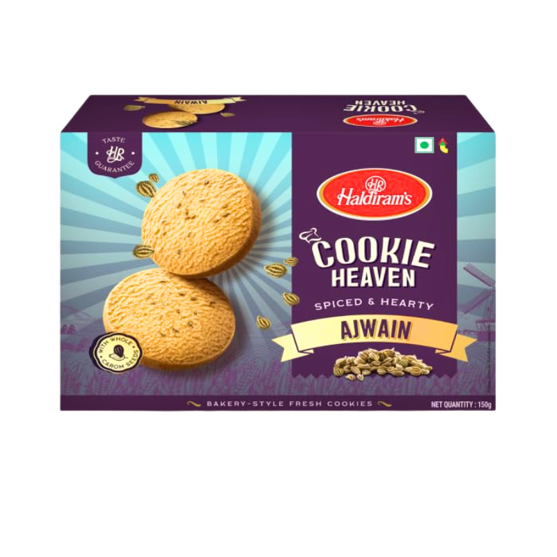 Haldiram's - Cookie Heaven Ajwain 150g-Global Food Hub
