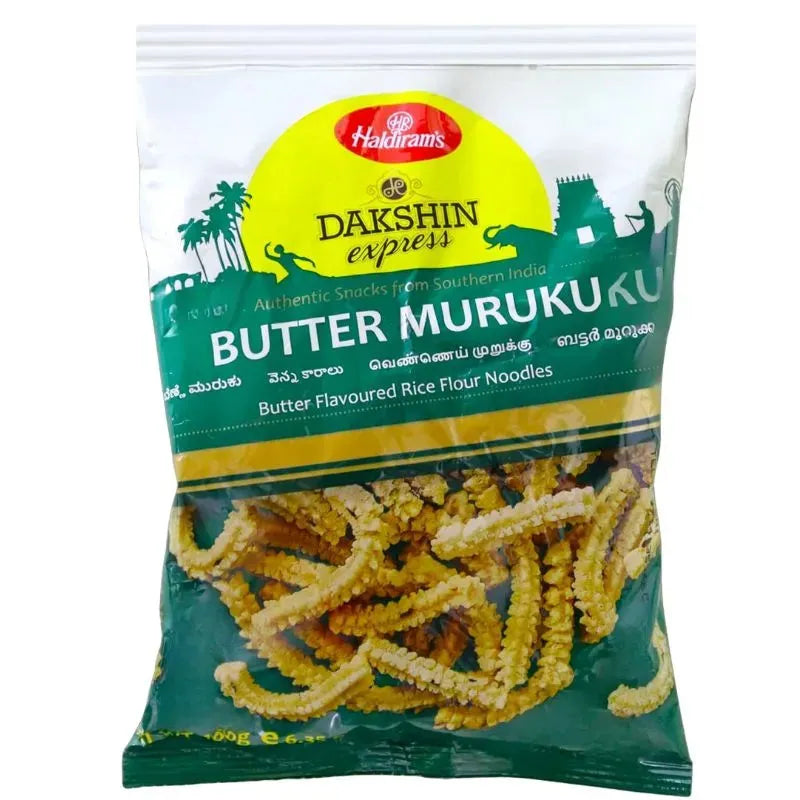 Haldirams Dakshin Express Butter Murukku - 180g-Global Food Hub