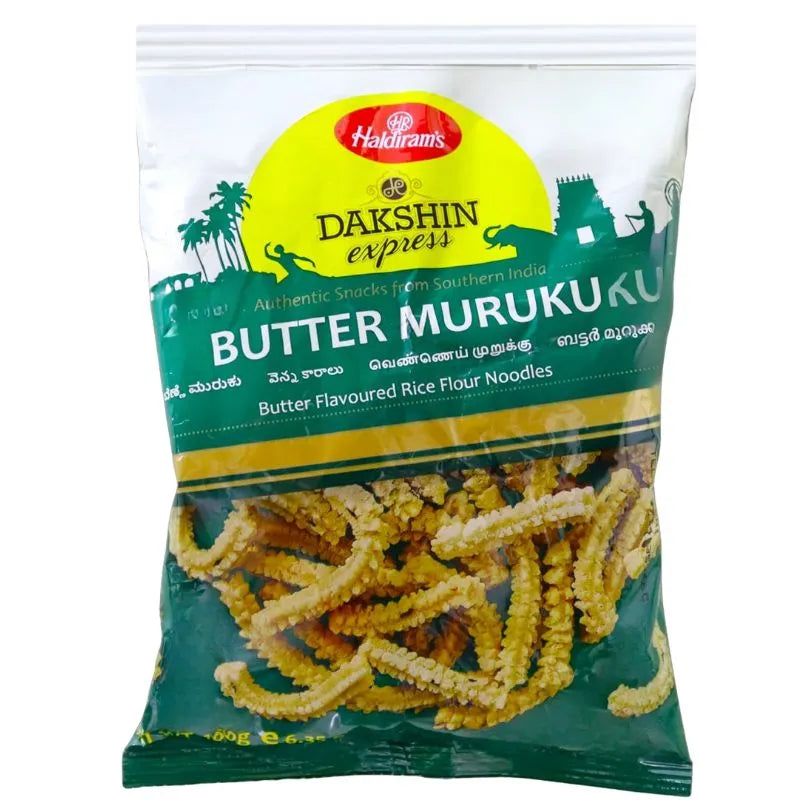 Haldirams Dakshin Express Butter Murukku-180 grams-Global Food Hub