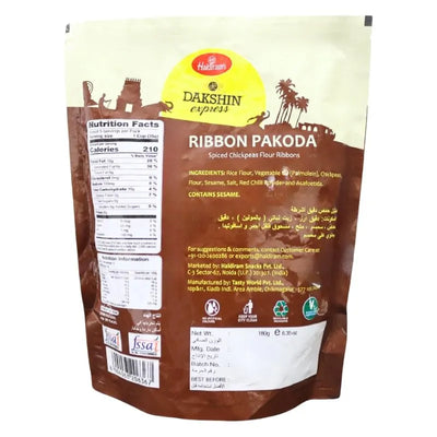 Haldiram's - Dakshin Express Ribbon Pakoda 180g-Global Food Hub