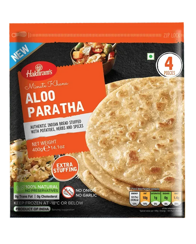 Haldiram's - Frozen Aloo Paratha 400g-Global Food Hub