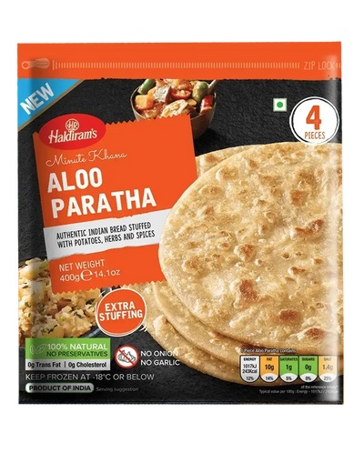 Haldiram's - Frozen Aloo Paratha 400g-Global Food Hub
