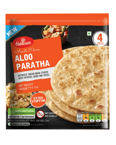 Haldiram's Frozen Aloo Paratha-400 grams-Global Food Hub