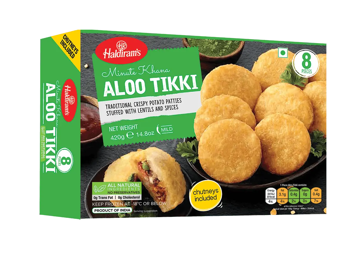 Haldiram's Frozen Aloo Tikki-420 grams-Global Food Hub