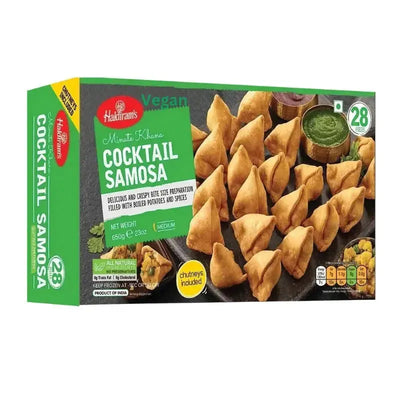 Haldiram's - Frozen Cocktail Samosa Vegan 650g-Global Food Hub
