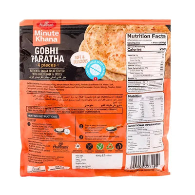 Haldiram's - Frozen Gobhi Paratha 400g-Global Food Hub