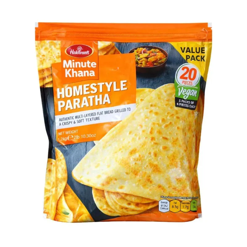 Haldiram's - Frozen Homestyle Paratha Value Pack 1.2Kgs-Global Food Hub