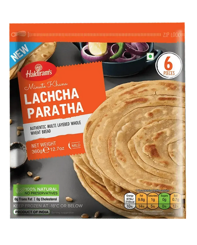 Haldiram's - Frozen Lachcha Paratha 360g-Global Food Hub