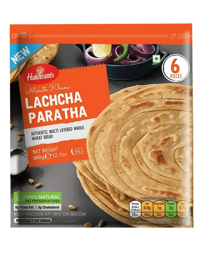 Haldiram's - Frozen Lachcha Paratha 360g-Global Food Hub