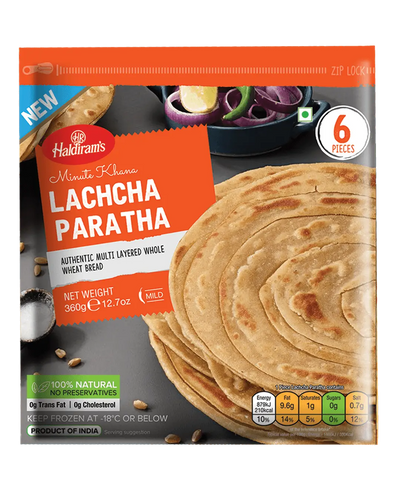 Haldiram's Frozen Lachcha Paratha-360 grams-Global Food Hub