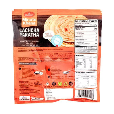 Haldiram's - Frozen Lachcha Paratha Vegan 1.2kg-Global Food Hub