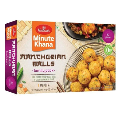 Haldiram's - Frozen Manchurian Balls 1kg (80pcs)-Global Food Hub