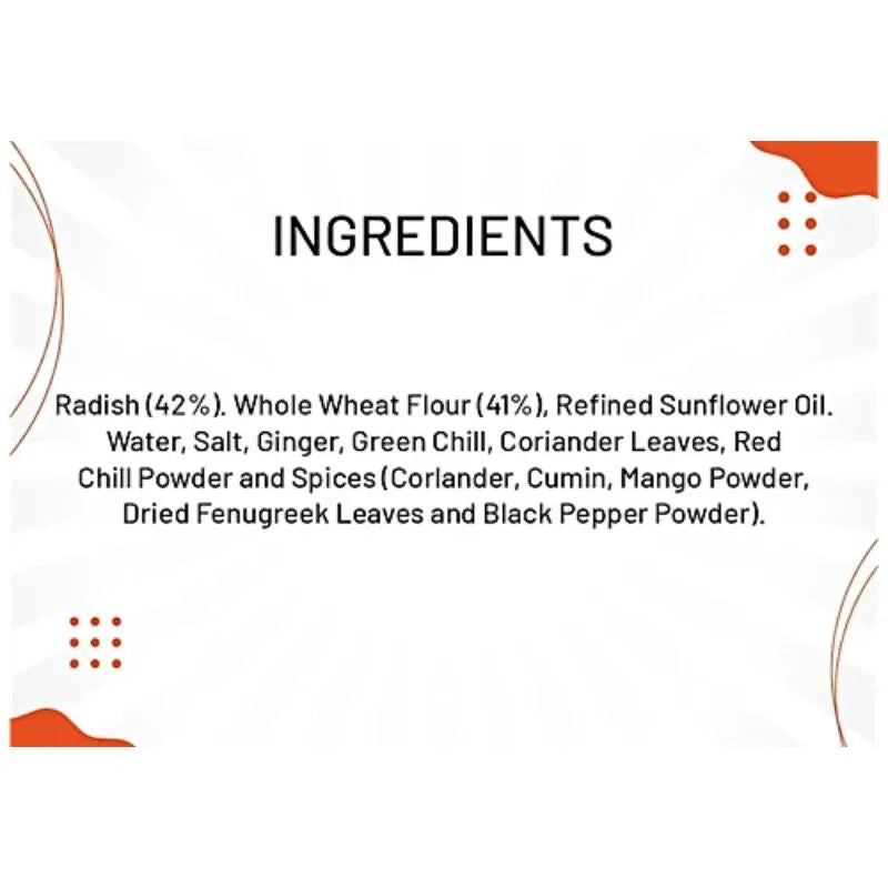 Haldiram's - Frozen Muli Paratha 400g-Global Food Hub