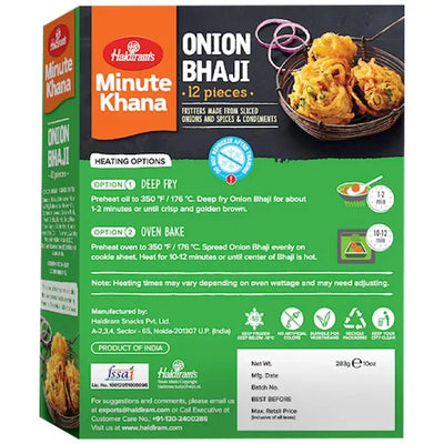 Haldiram's Frozen Onion Bhaji-283 grams-Global Food Hub