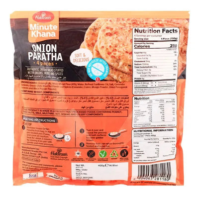Haldiram's - Frozen Onion Paratha 400g-Global Food Hub