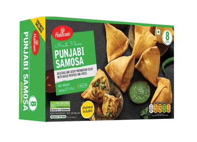 Haldiram's Frozen Punjabi Samosa- 8pcs-650 grams-Global Food Hub