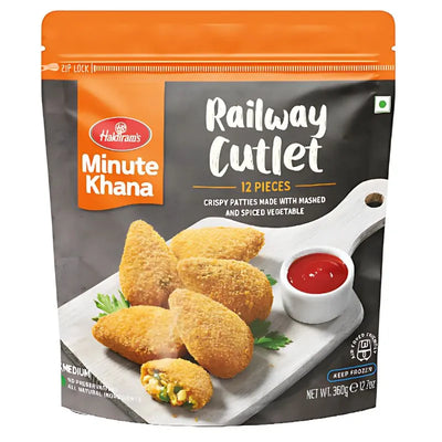 Haldiram's Frozen Railway Cutlet - 360g-Global Food Hub