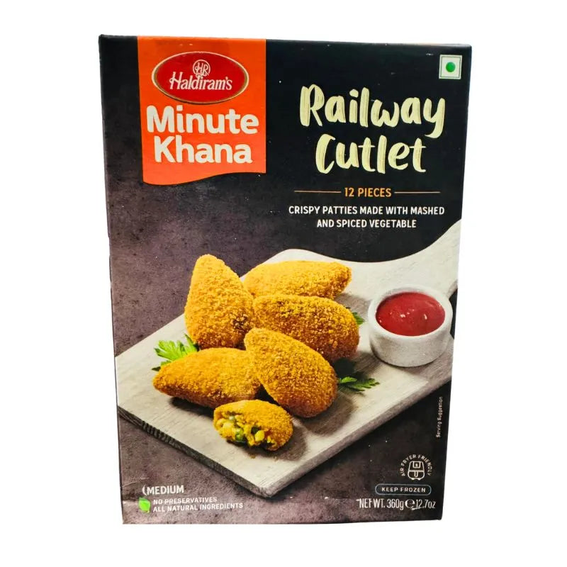 Haldiram's Frozen Railway Cutlet - 360g-Global Food Hub