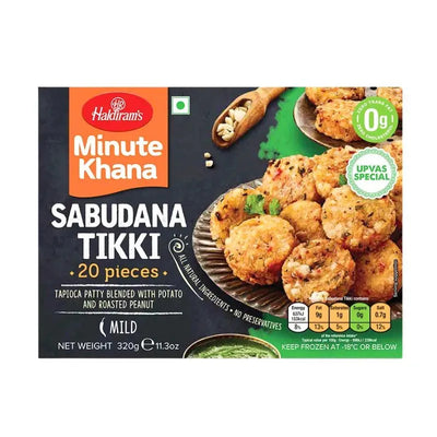 Haldiram's - Frozen Sabudana Tikki 320g-Global Food Hub