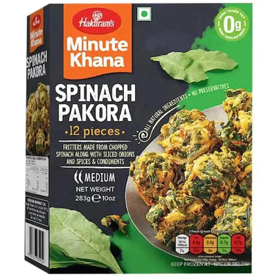 Haldiram's - Frozen Spinach Pakoda / Pakora 283g-Global Food Hub