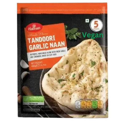 Haldirams Frozen Tandoori Garlic Naan - 400g-Global Food Hub