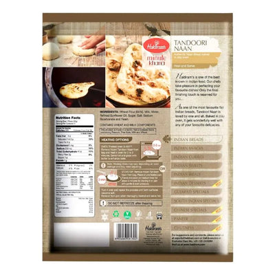Haldiram's - Frozen Tandoori Naan Vegan 400g-Global Food Hub