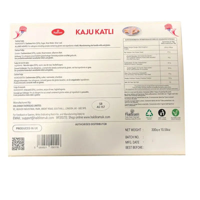 Haldiram's - Kaju Katli 300g-Global Food Hub